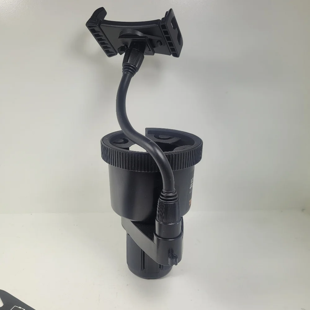 Black Large Drink And Phone Mount